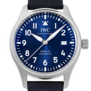 IWC - パイロットウォッチ マーク XX | INTERNATIONAL WATCH COMPANY | IW328203 | SS ブルー文字盤 自動巻き レザー | 中古