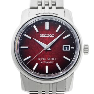 キングセイコー - KSK セイコーウオッチサロン専用モデル | KING SEIKO | SDKA011(6L35-00G0) | SS レッド文字盤 自動巻き ブレスレット | 未使用品