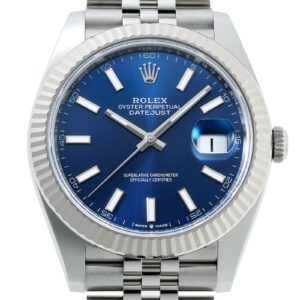 ロレックス - オイスター パーペチュアル デイトジャスト | ROLEX | 126334 | WG&SS ブルー文字盤 自動巻き ブレスレット | 未使用品