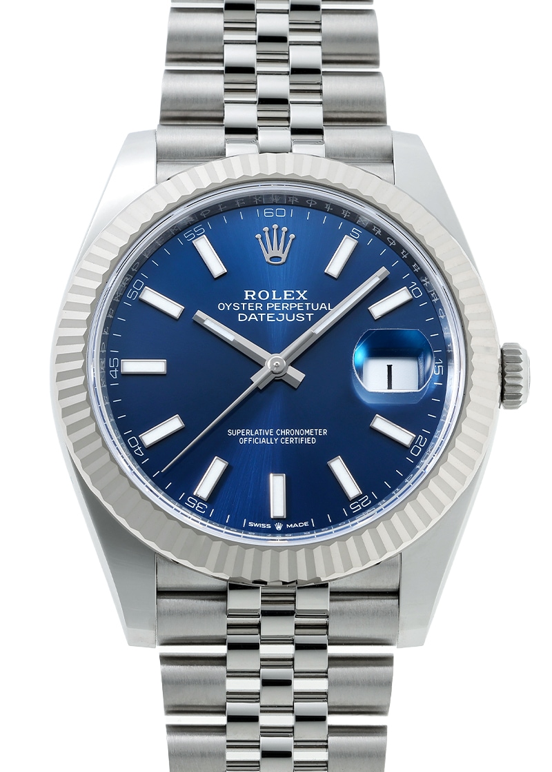 ロレックス - オイスター パーペチュアル デイトジャスト | ROLEX | 126334 | WG&SS ブルー文字盤 自動巻き ブレスレット | 未使用品