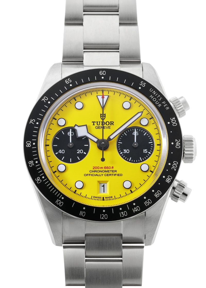 チューダー - ブラックベイ クロノグラフ バンブルビー | TUDOR | M79310N-0001 | SS イエロー文字盤 自動巻き ブレスレット