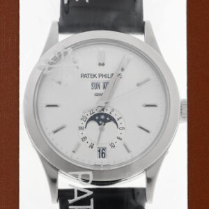 パテックフィリップ - アニュアルカレンダー ムーンフェイズ | PATEK PHILIPPE | 5396G-011 | WG シルバー文字盤 自動巻き レザー | 中古