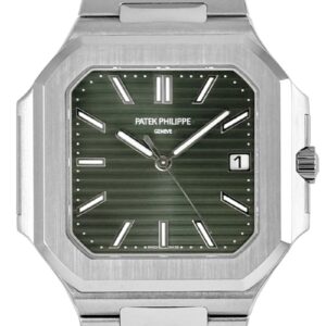 パテックフィリップ - キュビタス | PATEK PHILIPPE | 5821/1A-001 | SS オリーブグリーン文字盤 自動巻き ブレスレット | 中古