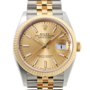 ロレックス - オイスター パーペチュアル デイトジャスト | ROLEX | 126233 | YG&SS シャンパン文字盤 自動巻き ブレスレット