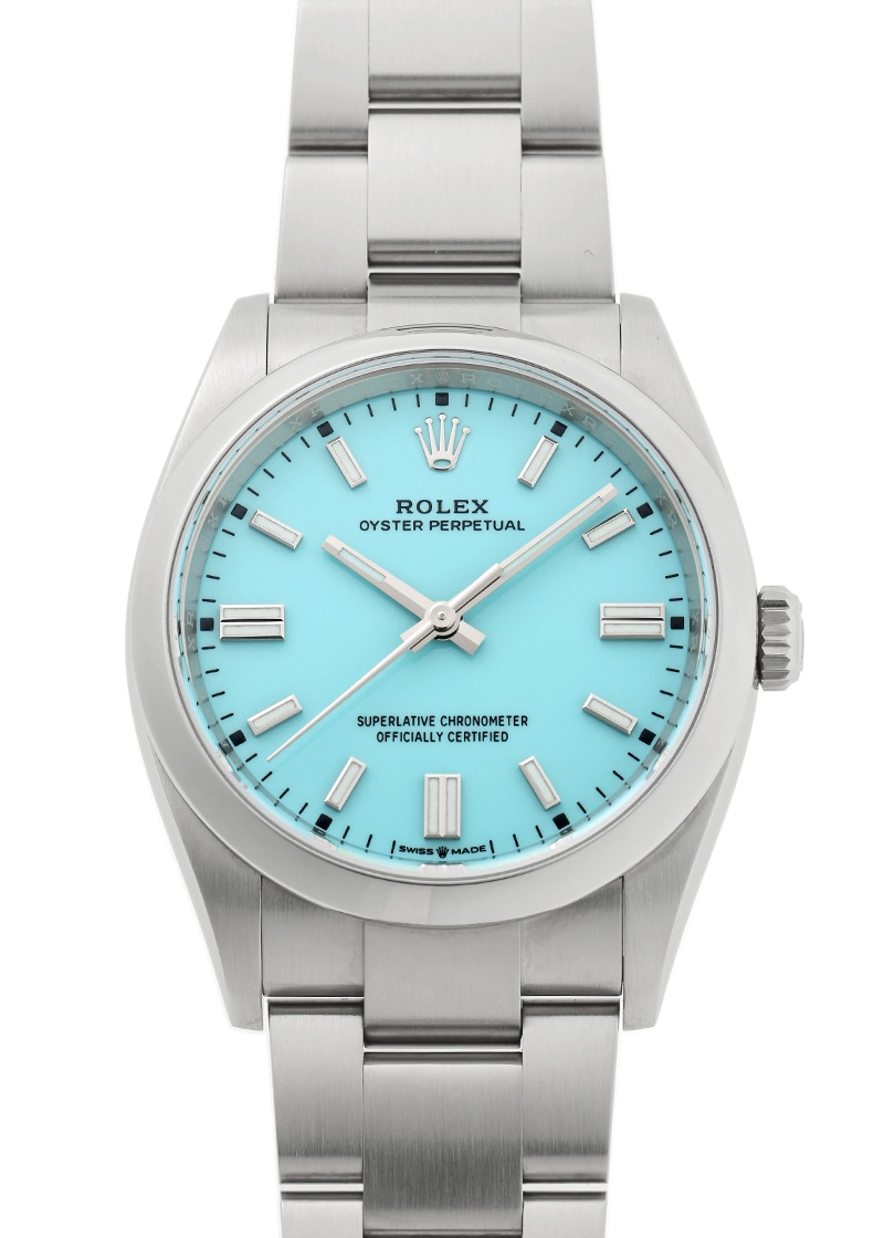 ロレックス - オイスター パーペチュアル 36 | ROLEX | 126000 | SS ターコイズブルー文字盤 自動巻き ブレスレット | 中古