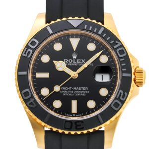 ロレックス - オイスター パーペチュアル ヨットマスター42 | ROLEX | 226658 | YG 黒文字盤 自動巻き ラバー | 中古