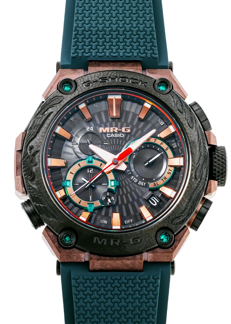 カシオ - G-SHOCK MR-G 鳳凰 世界800本限定 | CASIO | MRG-B2000KT-3AJR | TI 黒文字盤 ソーラー ラバー | 未使用品