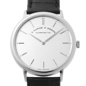 A.ランゲ＆ゾーネ - サクソニア フラッハ | A.LANGE&SOHNE | 211.026(LS2113AJ) | WG シルバー文字盤 手巻き レザー | 中古