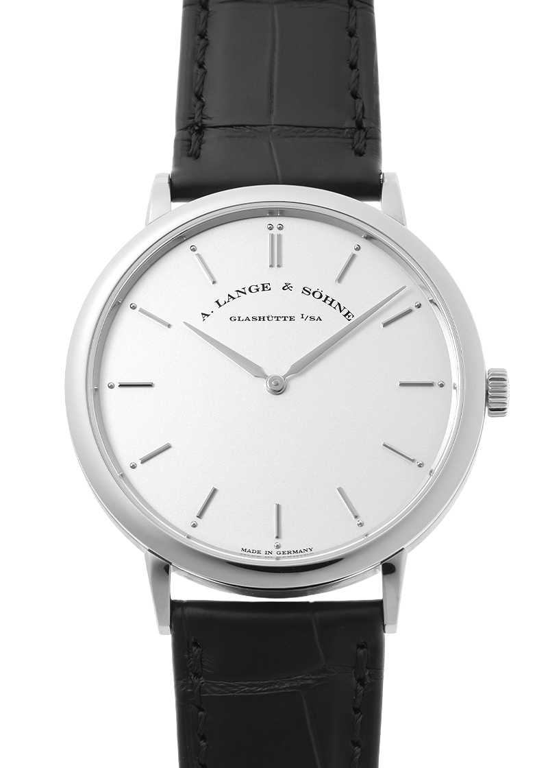 A.ランゲ&ゾーネ - サクソニア フラッハ | A.LANGE&SOHNE | 211.026(LS2113AJ) | WG シルバー文字盤 手巻き レザー | 中古