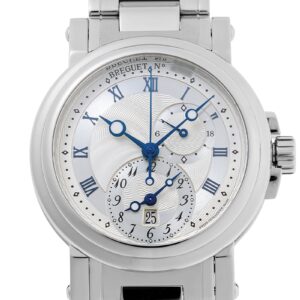 ブレゲ - マリーン GMT | BREGUET | 5857ST/12/SZ0 | SS シルバー文字盤 自動巻き ブレスレット | 委託品 | 中古