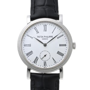 パテックフィリップ - カラトラバ | PATEK PHILIPPE | 7119G-012 | WG 白文字盤 手巻き レザー | 入荷予定 | 中古