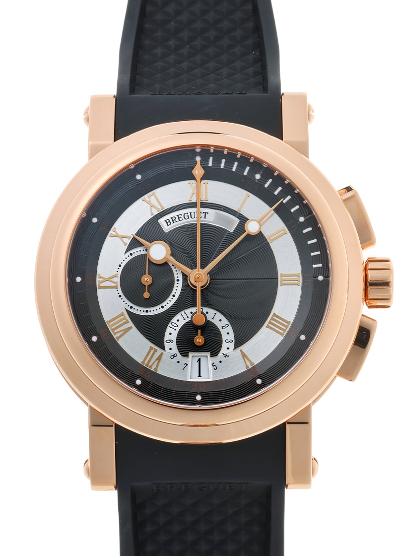ブレゲ - マリーン II クロノグラフ | BREGUET | 5827BR/Z2/5ZU | RG グレー文字盤 自動巻き ラバー | 中古