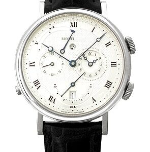 ブレゲ - コンプリケーション GMTアラーム | BREGUET | 5707BB/12/9V6 | WG シルバー文字盤 自動巻き レザー