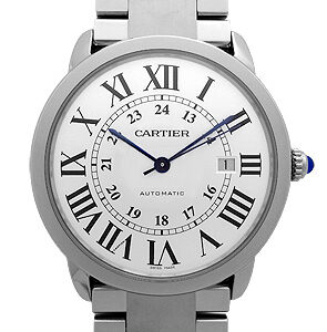 カルティエ - ロンド ソロ | CARTIER | W6701011 | XL SS シルバー文字盤 自動巻き ブレスレット