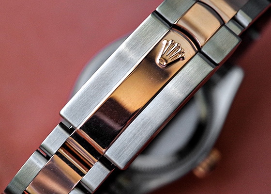 ロレックス - レディース オイスター パーペチュアル デイトジャスト 6時ダイヤモンド | ROLEX | 28179171 | PG&SS ブラウン文字盤 自動巻き ブレスレット | 中古 |