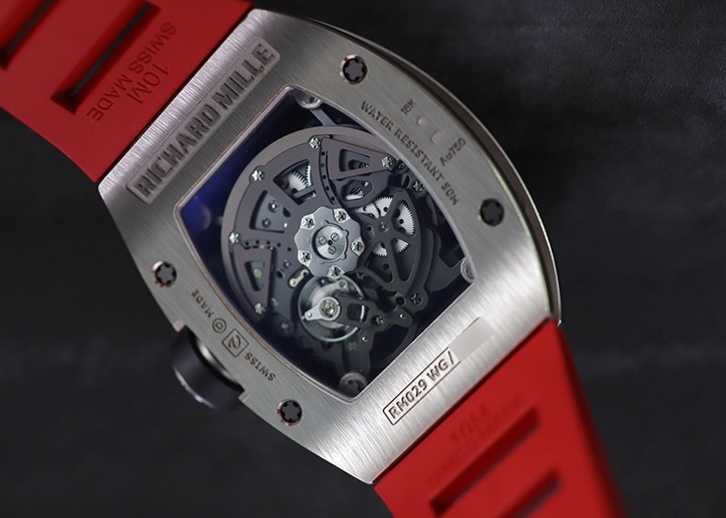 リシャールミル - オートマティック オーバーサイズデイト ダイヤモンド | RICHARD MILLE | RM029 | WG スケルトン文字盤 自動巻き ラバー | 中古 |