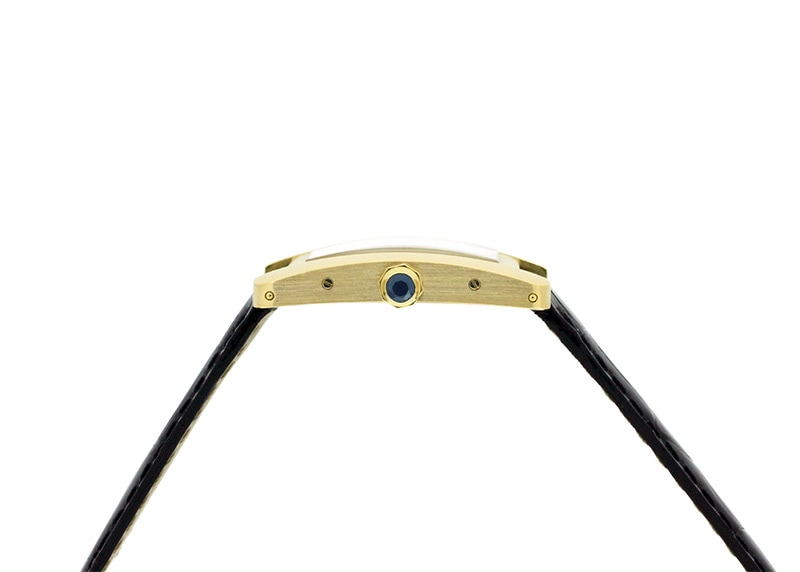 カルティエ - レディース タンクアメリカン | CARTIER | W2601556 | SM YG シルバー文字盤 クォーツ レザー | 中古 |