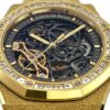 オーデマピゲ - ロイヤルオーク フロステッドゴールド ダブルバランスホイール オープンワーク | AUDEMARS PIGUET | 15412BA.ZG.1224BA.01 | YG スケルトン文字盤 自動巻き ブレスレット
