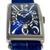 フランクミュラー - ロングアイランド デイト | FRANCK MULLER | 1200SCDT | SS ブルー文字盤 自動巻き レザー | 委託品 | 中古