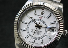 ロレックス - オイスター パーペチュアル スカイドゥエラー | ROLEX | 326934 | WG/SS 白文字盤 自動巻き ブレスレット |