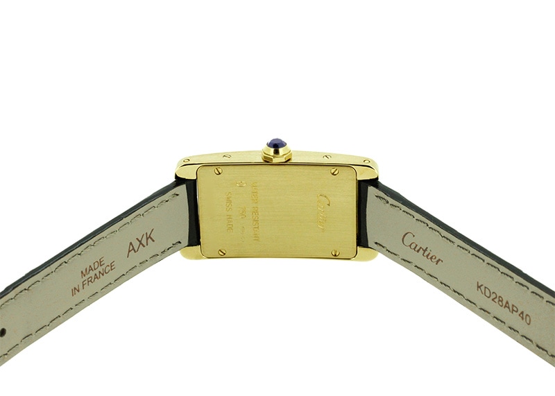 カルティエ - レディース タンクアメリカン | CARTIER | W2601556 | SM YG シルバー文字盤 クォーツ レザー | 中古 |