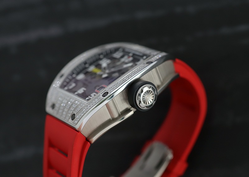 リシャールミル - オートマティック オーバーサイズデイト ダイヤモンド | RICHARD MILLE | RM029 | WG スケルトン文字盤 自動巻き ラバー | 中古 |
