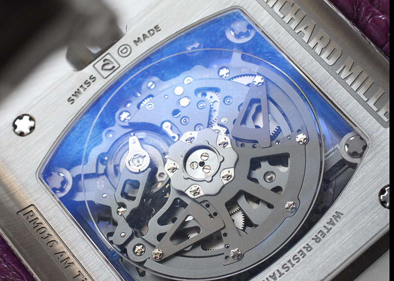 リシャールミル - オートマティック エクストラフラット | RICHARD MILLE | RM016 | TI スケルトン文字盤 自動巻き レザー | 中古 |
