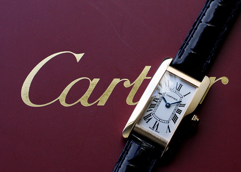 カルティエ - レディース タンクアメリカン | CARTIER | W2601556 | SM YG シルバー文字盤 クォーツ レザー | 中古 |