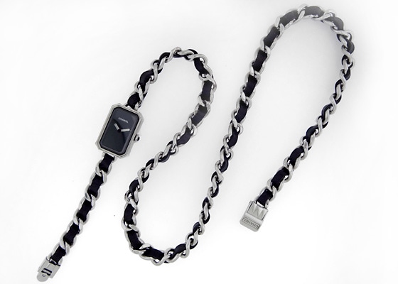 シャネル - レディース プルミエール トリプルブレスレット | CHANEL | H3749 | Mサイズ SS 黒文字盤 クォーツ ブレスレット