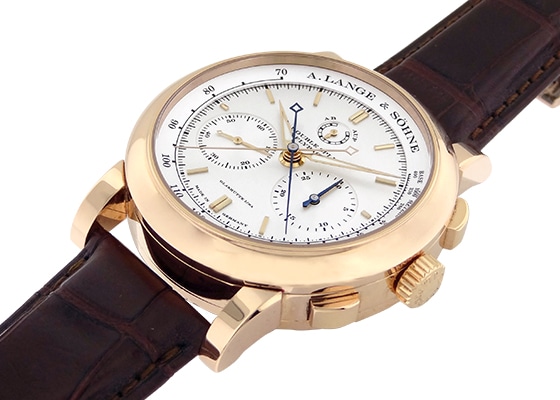 A.ランゲ&ゾーネ - ダブルスプリット | A.LANGE&SOHNE | 404.032(LS4044AD) | PG シルバー文字盤 手巻き レザー | 中古 |