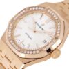 オーデマピゲ - レディース ロイヤルオーク ダイヤモンドベゼル | AUDEMARS PIGUET | 15451OR.ZZ.1256OR.01 | PG シルバー文字盤 自動巻き ブレスレット