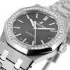 オーデマピゲ - レディース ロイヤルオーク ダイヤモンドベゼル | AUDEMARS PIGUET | 15451ST.ZZ.1256ST.01 | SS 黒文字盤 自動巻き ブレスレット |