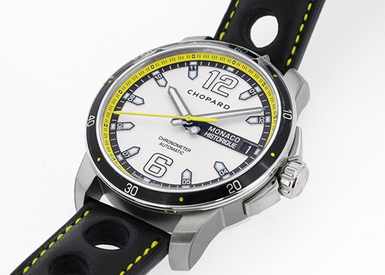 ショパール - ヒストリック グランプリ モナコ ヒストリック | CHOPARD | TI&SS 白文字盤 自動巻き レザー | 未使用品 |
