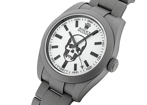 ロレックス - オイスター パーペチュアル ミルガウス MAD XCLUSIVE SERIES | ROLEX | 116400 | SS×DLC 白文字盤 自動巻き ブレスレット | 中古 |