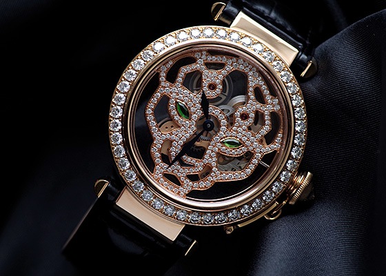 カルティエ - パシャ スケルトン パンテール | CARTIER | HPI00508 | PG スケルトン文字盤 手巻き レザー | 委託品 | 中古 |