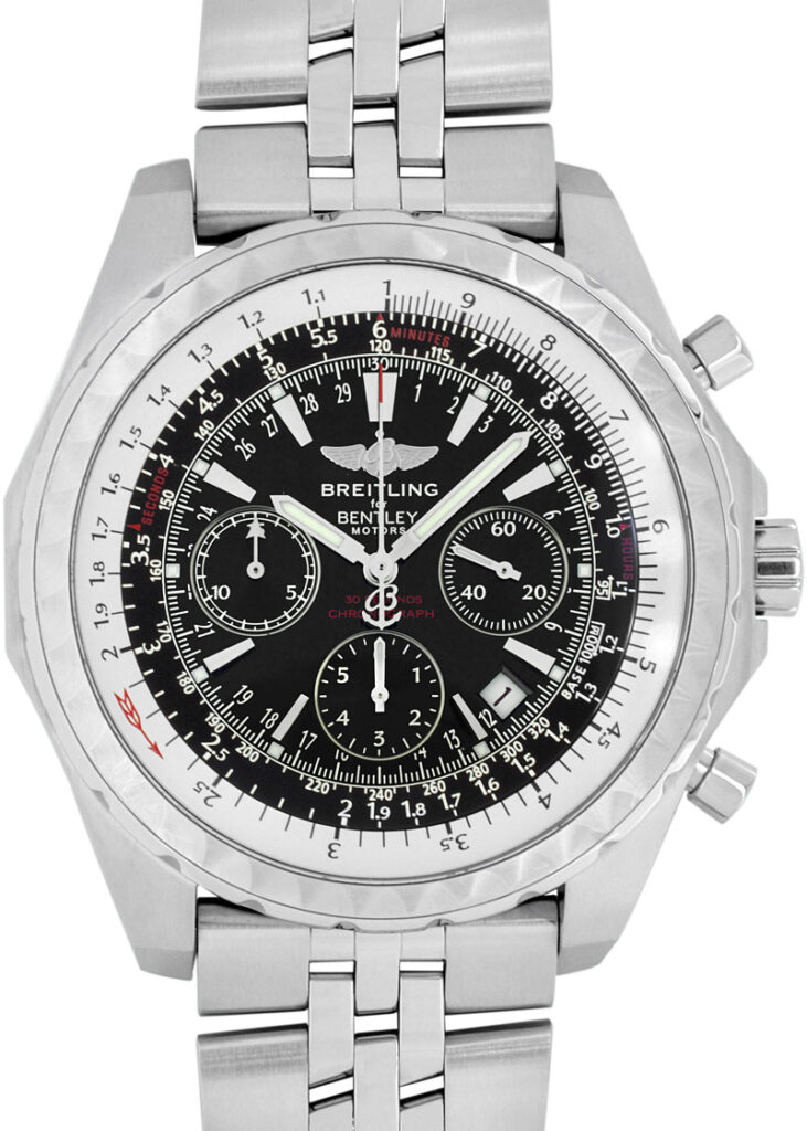 ブライトリング - ベントレーモータースT | BREITLING | A256B86SPS(A25363) | SS 黒文字盤 自動巻き ブレスレット | 中古 |
