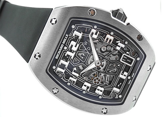 リシャールミル - オートマティック エクストラフラット | Richard Mille | RM67-01 | TI スケルトン文字盤 自動巻き ラバー | 未使用品 |