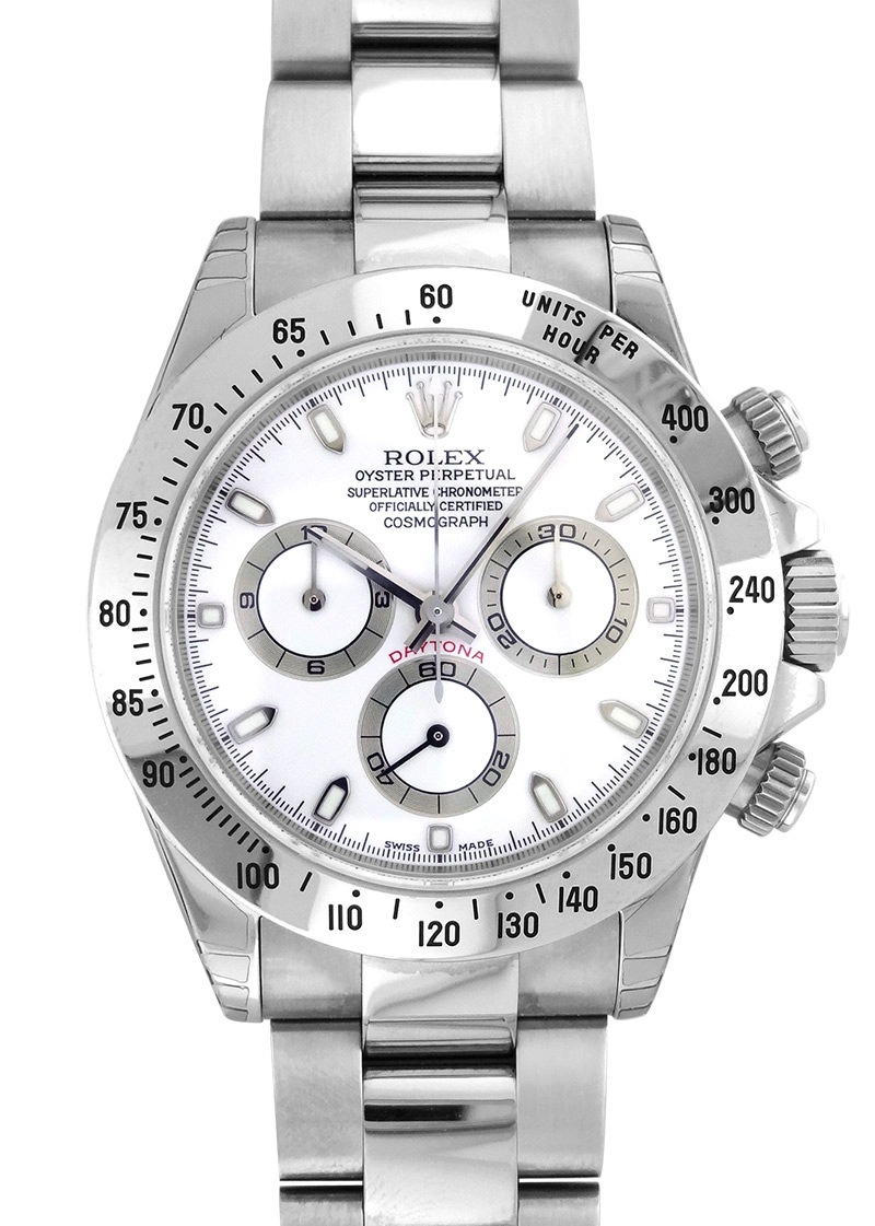 ロレックス - オイスター パーペチュアル コスモグラフ デイトナ | ROLEX | 116520 | SS 白文字盤 自動巻き ブレスレット | デッドストック Y番