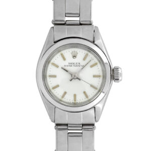 ロレックス - レディース オイスターパーペチュアル 60's | ROLEX | 6618 | SS 白文字盤 自動巻き ブレスレット | 1960年代製 | ヴィンテージ | 中古 |