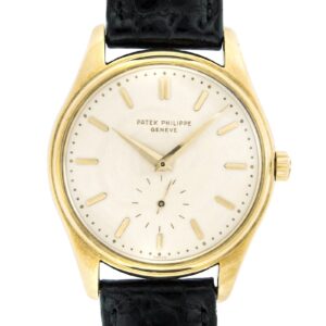 パテックフィリップ - 2526カラトラバ トロピカル | PATEK PHILIPPE | YG アイボリー文字盤 自動巻き レザー | 1956年製 | 委託品 | ヴィンテージ | 中古 |
