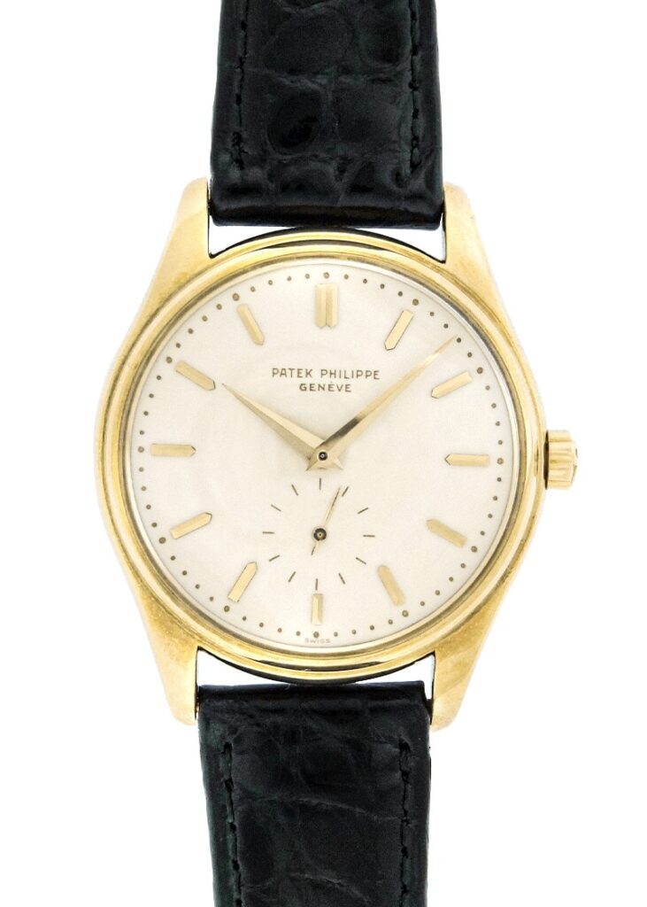 パテックフィリップ - 2526カラトラバ トロピカル | PATEK PHILIPPE | YG アイボリー文字盤 自動巻き レザー | 1956年製 | 委託品 | ヴィンテージ | 中古 |