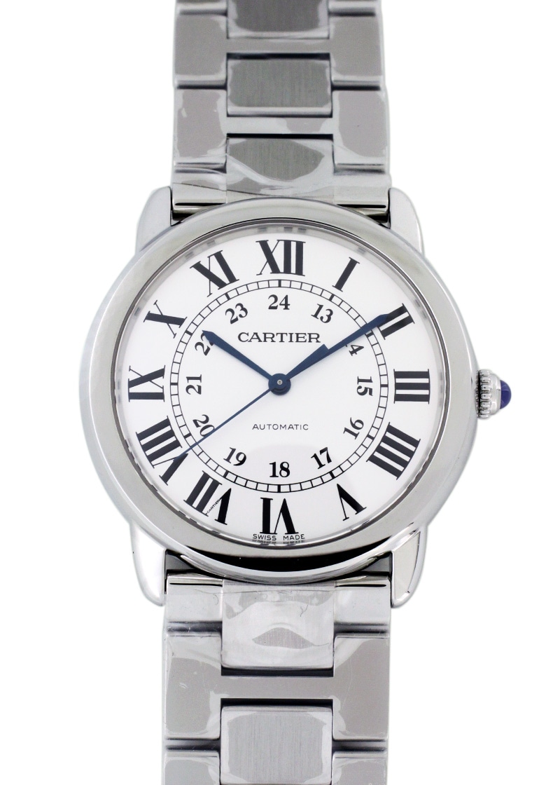 カルティエ - ロンド ソロ ドゥ カルティエ | Cartier | WSRN0012 | SS シルバー文字盤 自動巻き ブレスレット |