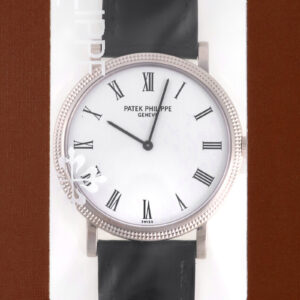 パテックフィリップ - カラトラバ | PATEK PHILIPPE | 5120G-001 | WG 白文字盤 自動巻き レザー | 2010年製 | レストア | 中古 |