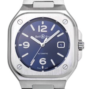 ベル&ロス - BR05 BLUE STEEL | BELL&ROSS | BR05A-BLU-ST/SST SS ブルー文字盤 自動巻き ブレスレット | 中古 |