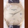 パテックフィリップ - カラトラバ Tiffany Wネーム | PATEK PHILIPPE | 5227J-001 | YG アイボリー文字盤 自動巻き レザー | レストア | 中古 |