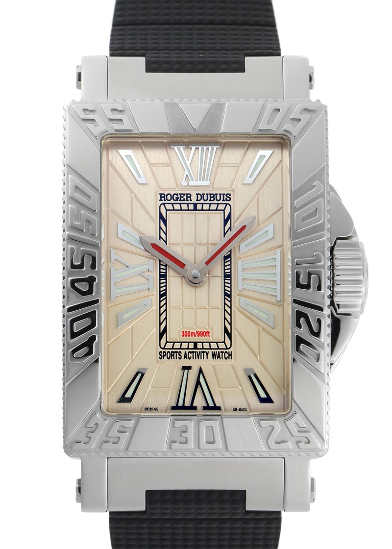 ロジェデュブイ - シーモア | ROGER DUBUIS | MS34.219.012.53 | SS シルバー文字盤 自動巻き ラバー | 中古 |