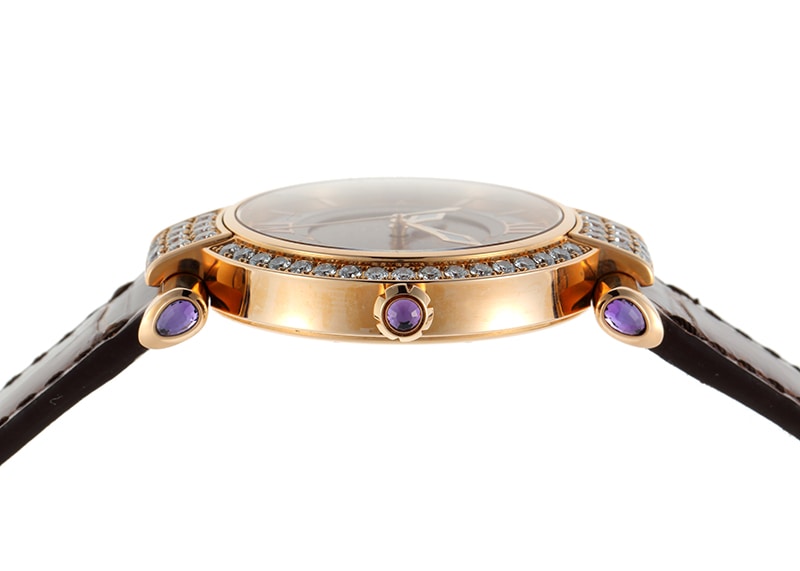 ショパール - インペリアーレ | CHOPARD | 384221-5011 | PG ブラウン文字盤 クォーツ レザー | 委託品 | 未使用品 |