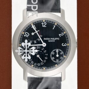 パテックフィリップ - プチコンプリケーション | PATEK PHILIPPE | 5055G-001 | WG 黒文字盤 自動巻き レザー | レストア | 中古 |