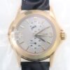パテックフィリップ - カラトラバ トラベルタイム | PATEK PHILIPPE | 5134J-011 | YG シルバー文字盤 手巻き レザー | レストア | 中古 |