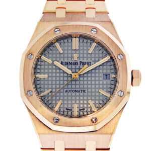 オーデマピゲ - ロイヤルオーク | AUDEMARS PIGUET | 15450OR.OO.1256OR.01 | PG グレー文字盤 自動巻き ブレスレット | 中古 |